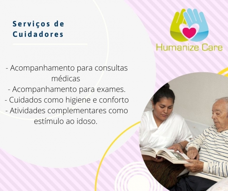 Empresa de Cuidadores de Idoso Homem Rio Grande - Empresa de Cuidadores de Idoso Feminina