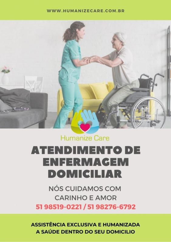 Empresas de Home Care Enfermagem Preço Canoas - Home Care Porto Alegre