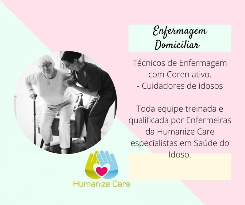 Enfermagem e Home Care São Leopoldo - Enfermeira para Home Care Idosos