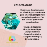 contratar serviço de enfermagem pós operatório Centro