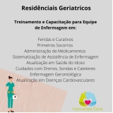 contratar serviços de enfermagem para residenciais geriátricos Vale Real