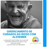 cuidadores de idosos com mal de alzheimer preços Estancia Velha